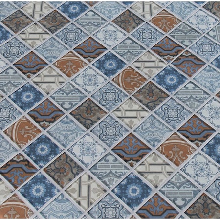 Msi Pasadena 12 In. X 12 In. X 6 Mm Glass Mesh-Mounted Mosaic Tile, 15PK ZOR-MD-0474